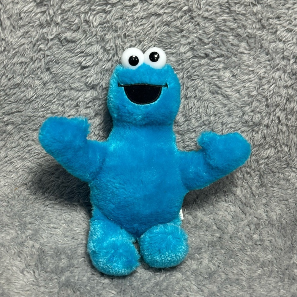 Sesame Street Cookie Monster Plush‎ 8” Blue Stuffed Animal Toy